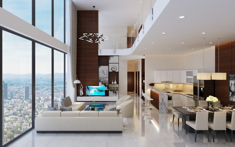 Duplex là gì? Tổng hợp các mẫu thiết kế nội thất duplex đẹp
